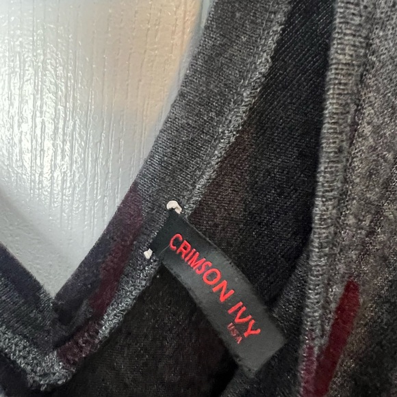 Crimson Ivy Mini Shirt Dress - Picture 3 of 5